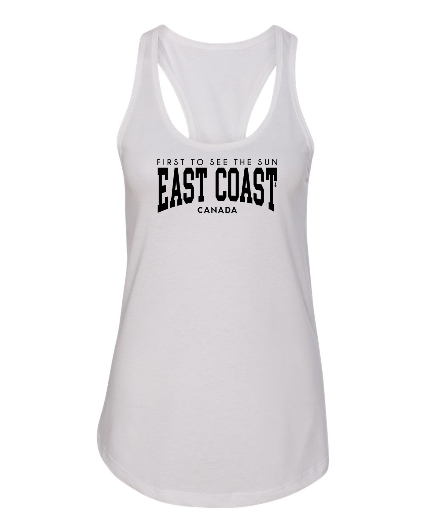 "East Coast - First To See The Sun" Ladies' Tank Top