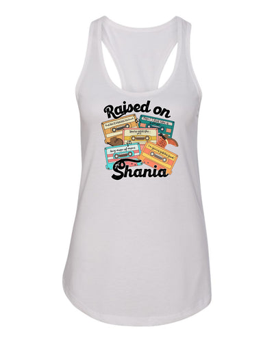 "Raised On Shania" Ladies' Tank Top