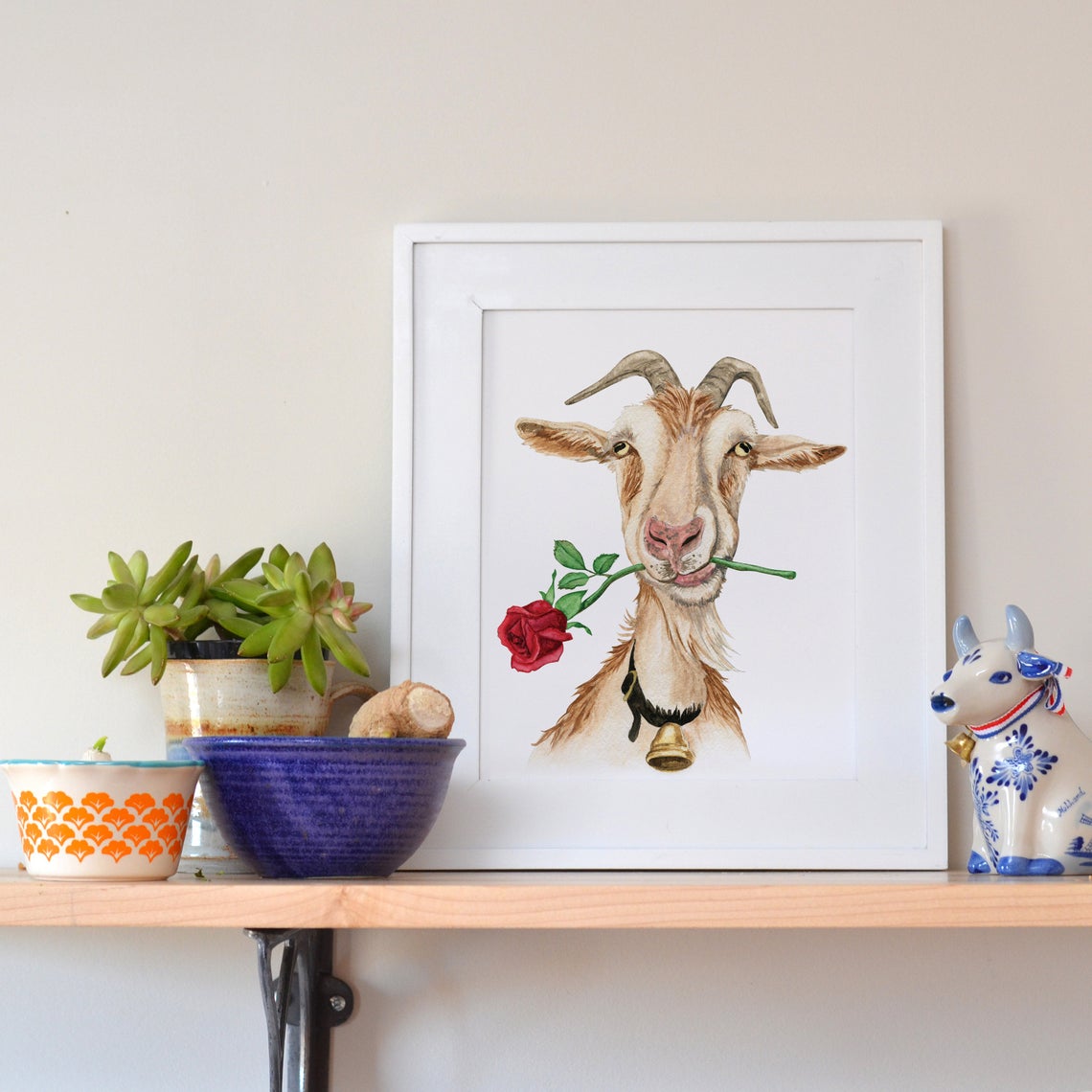 Romantic Old Goat Print – SaltwaterDesigns NL