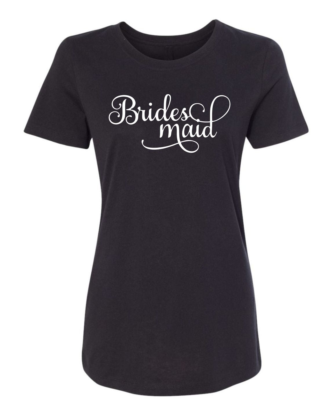 "Bridesmaid" (Swirl Design) T-Shirt