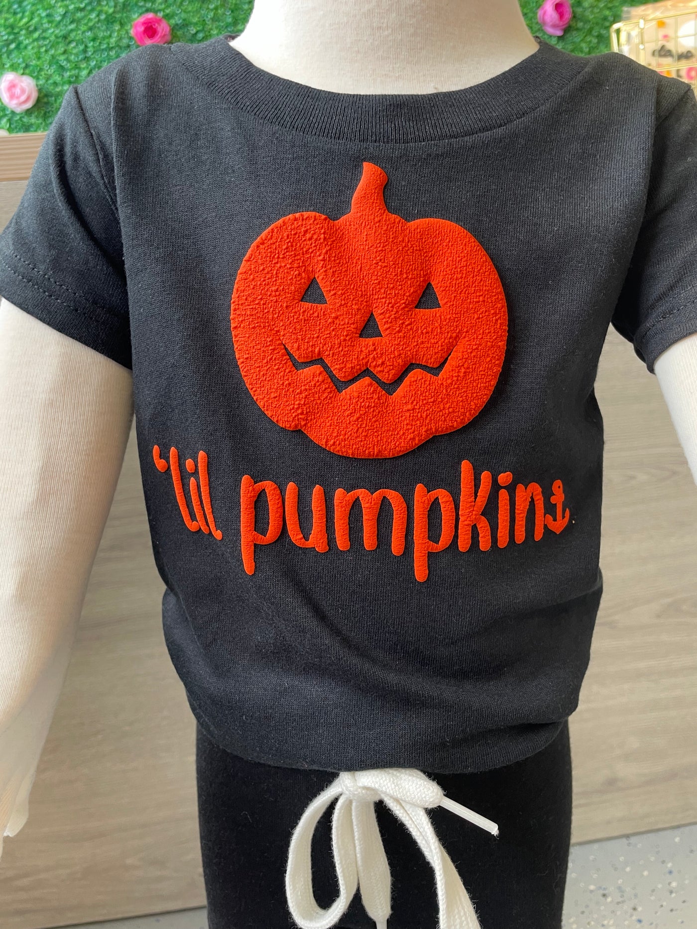 "Lil Pumpkin" (Puff Design) Toddler/Youth T-Shirt