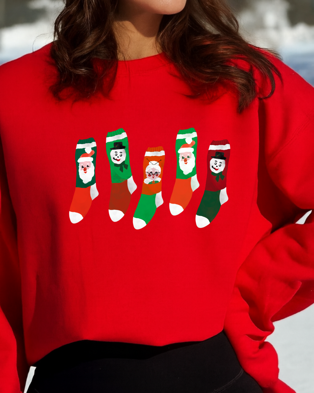 Sea Bloom Designs “Vintage Stockings” Unisex Crewneck Sweatshirt