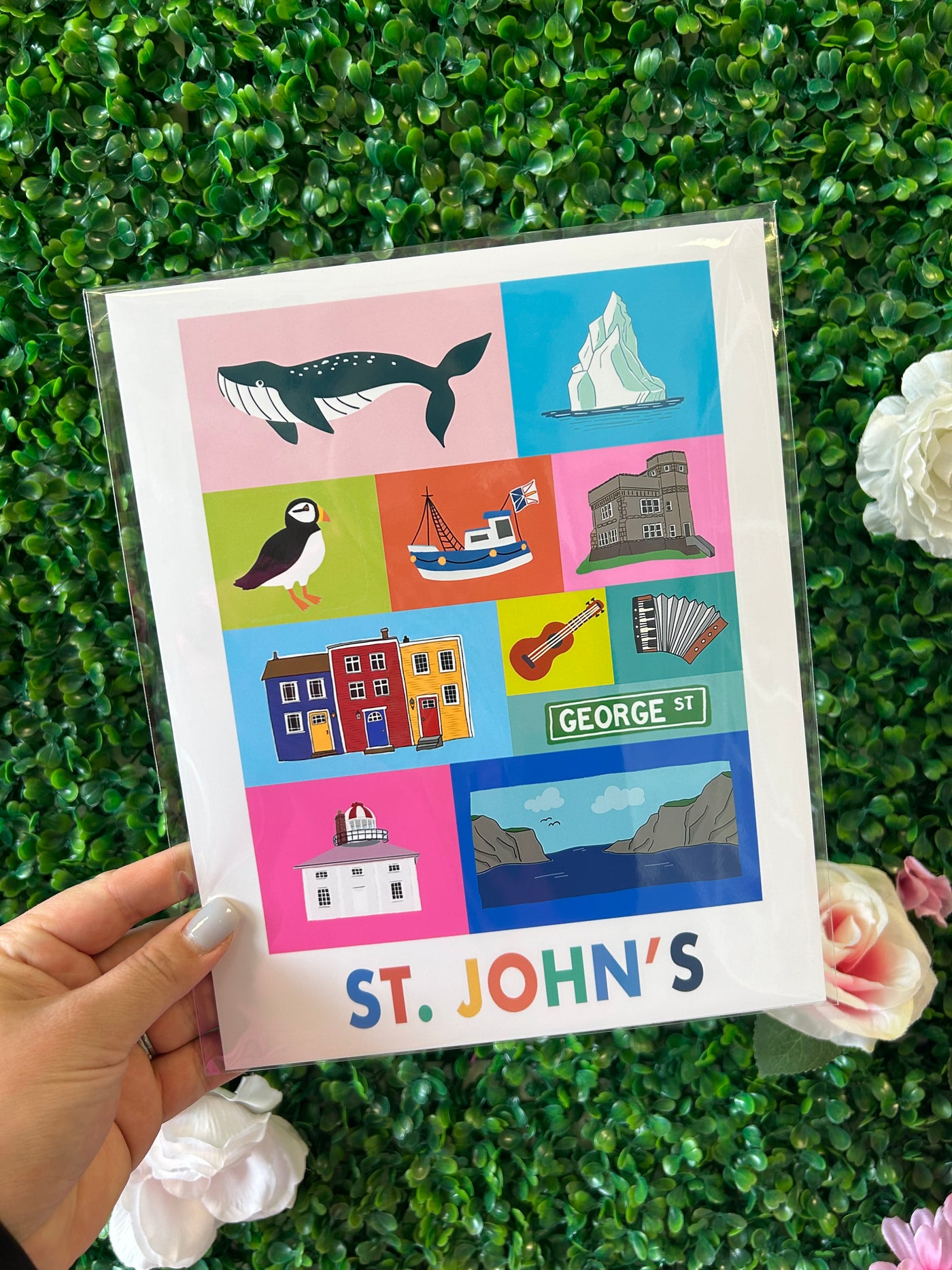 "Colourful St. John's" 8x10 Print