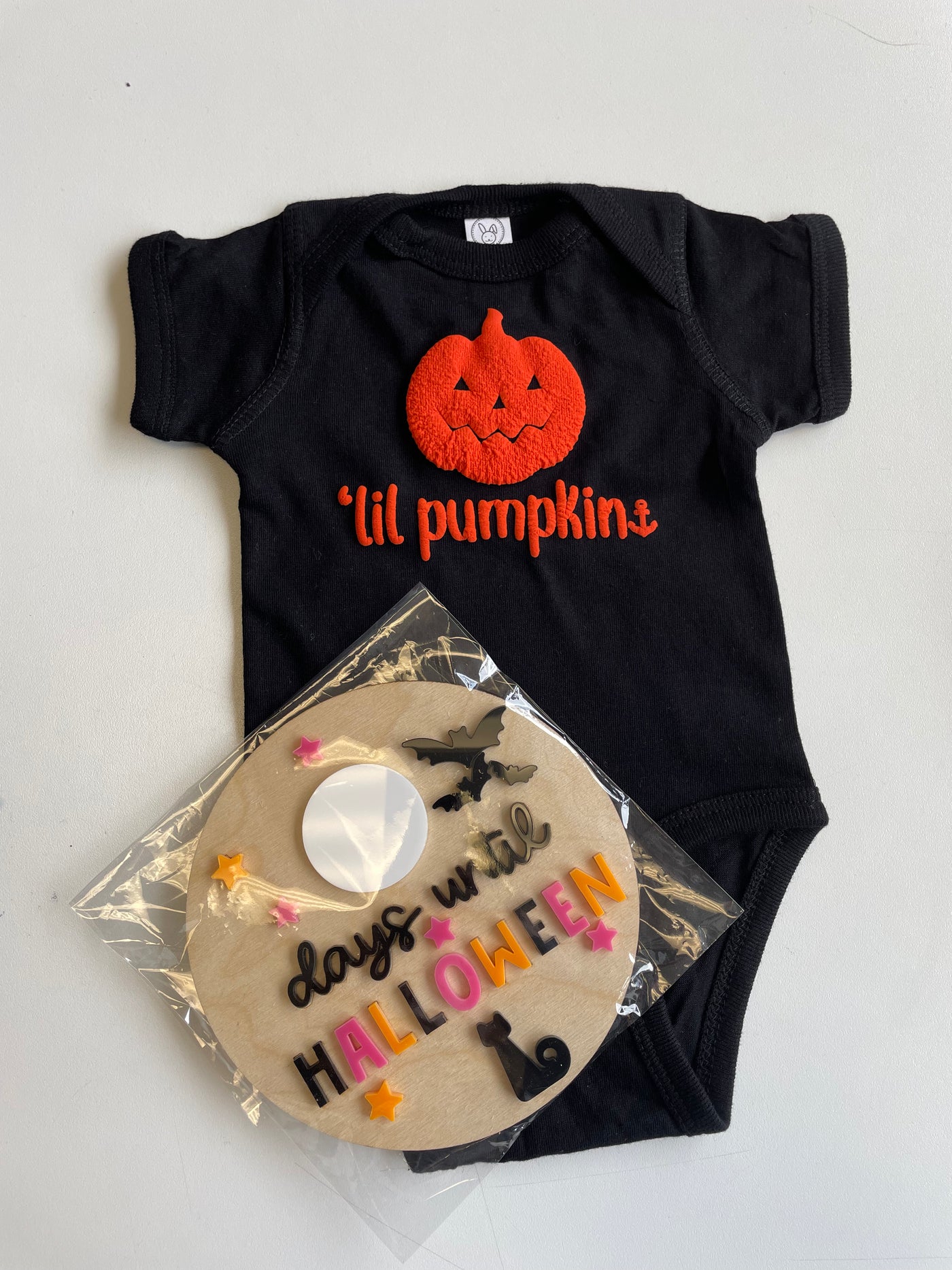 "Lil Pumpkin" (Puff Design) Onesie