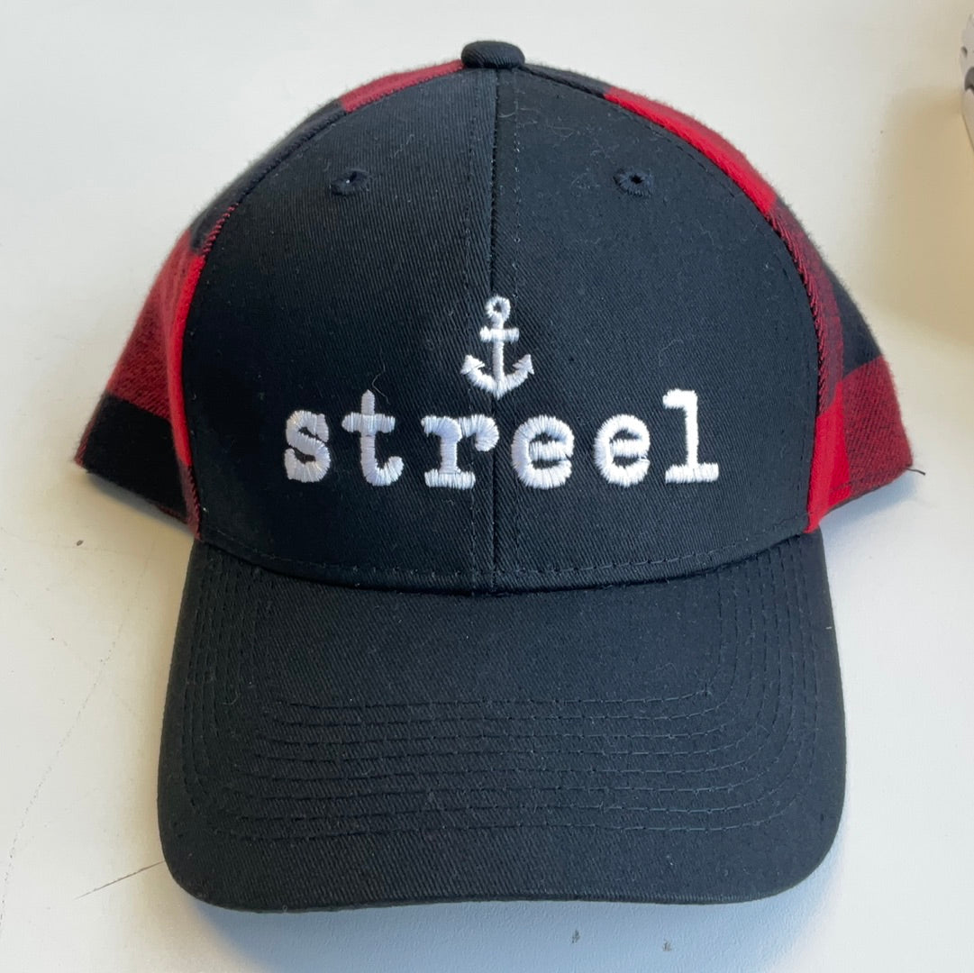 "Streel" Plaid Baseball Hat