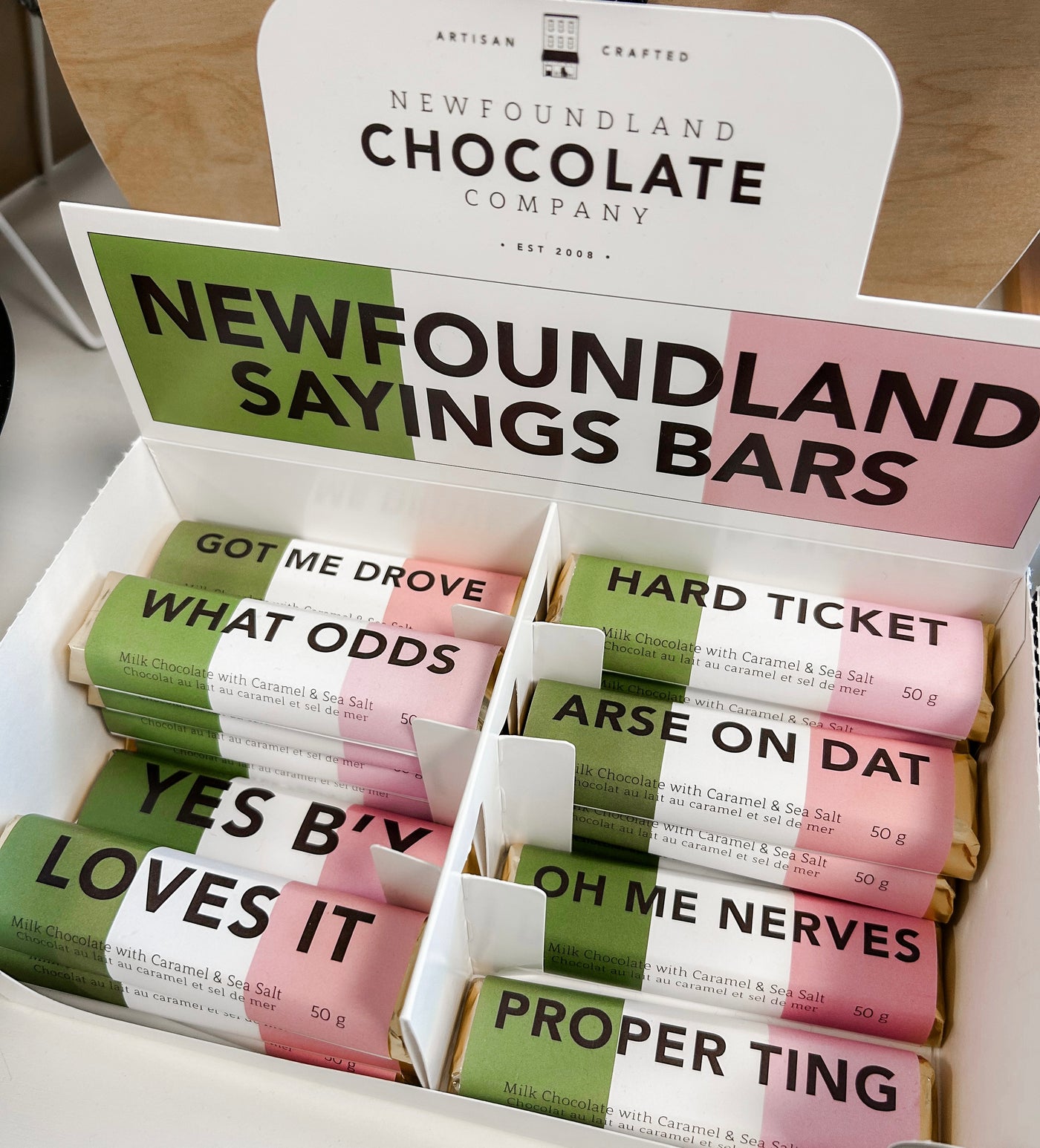 Newfoundland Sayings Chocolate Bar