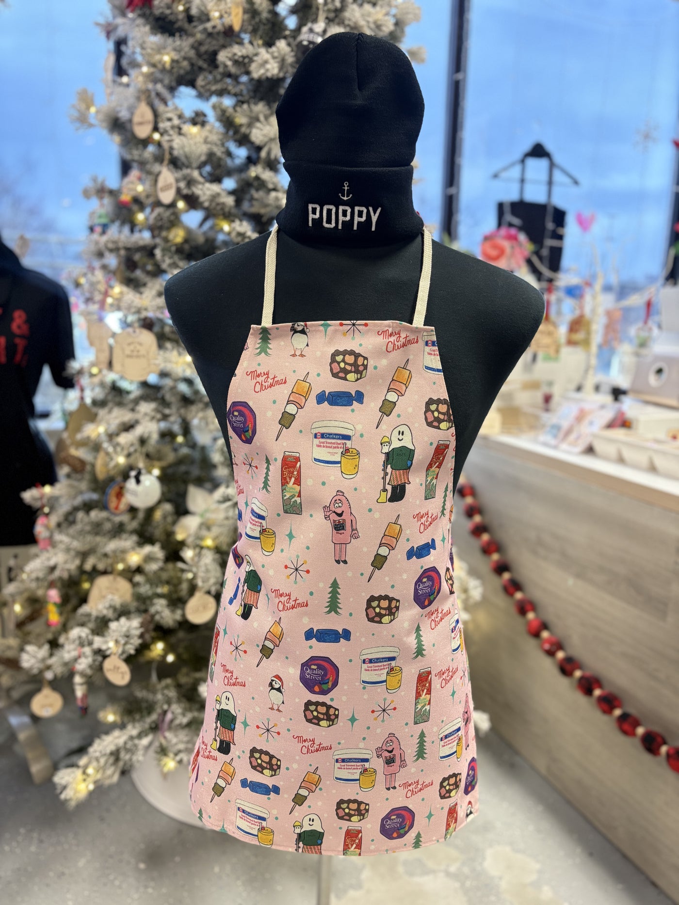 Kate Fudge “Retro NL Christmas" Apron