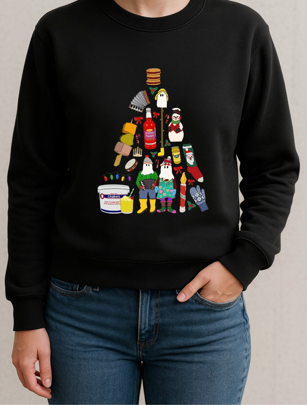 Sea Bloom Designs “Kitchen Party Tree” Unisex Crewneck Sweatshirt