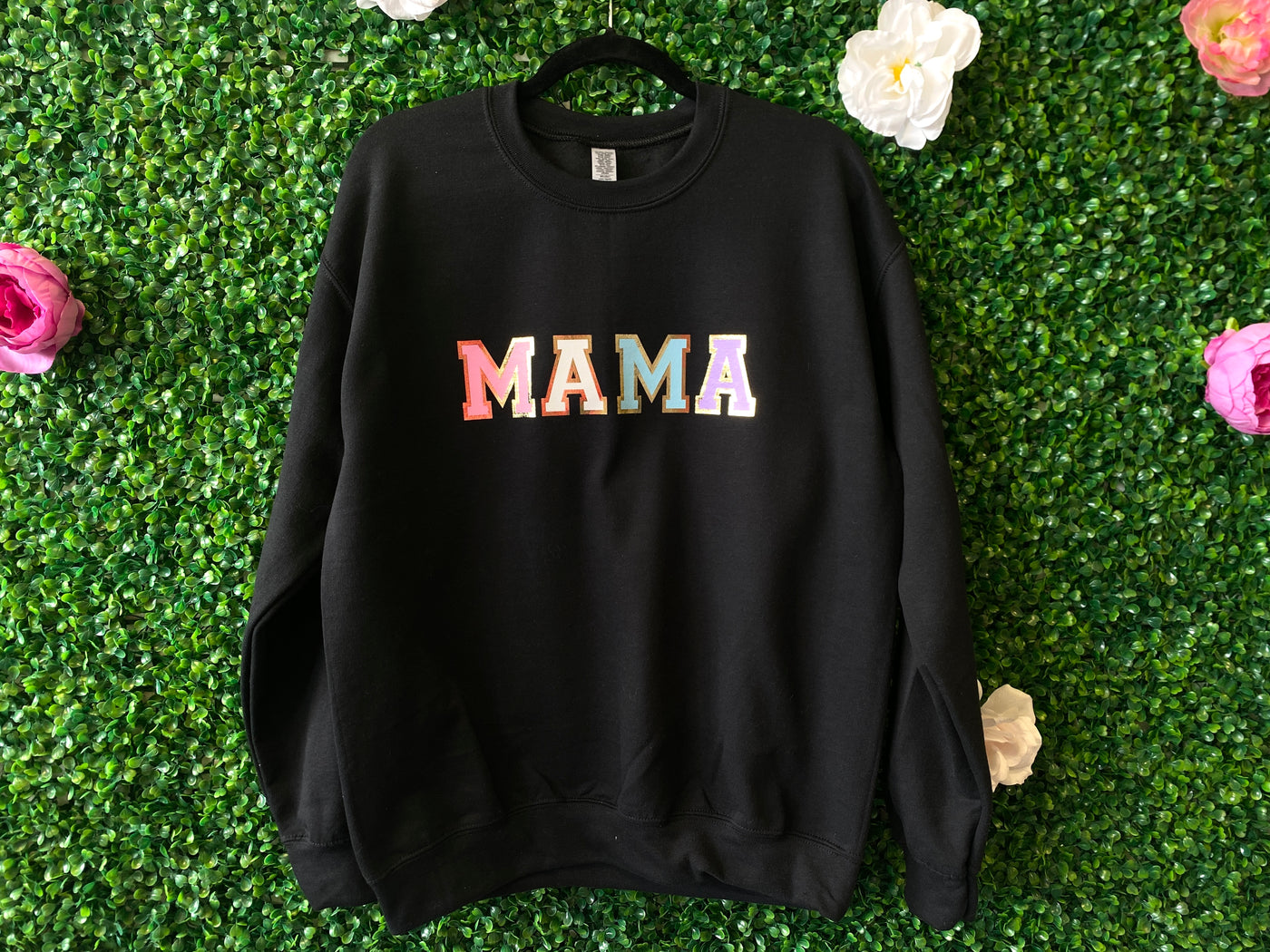 "Mama" Varsity Unisex Crewneck Sweatshirt