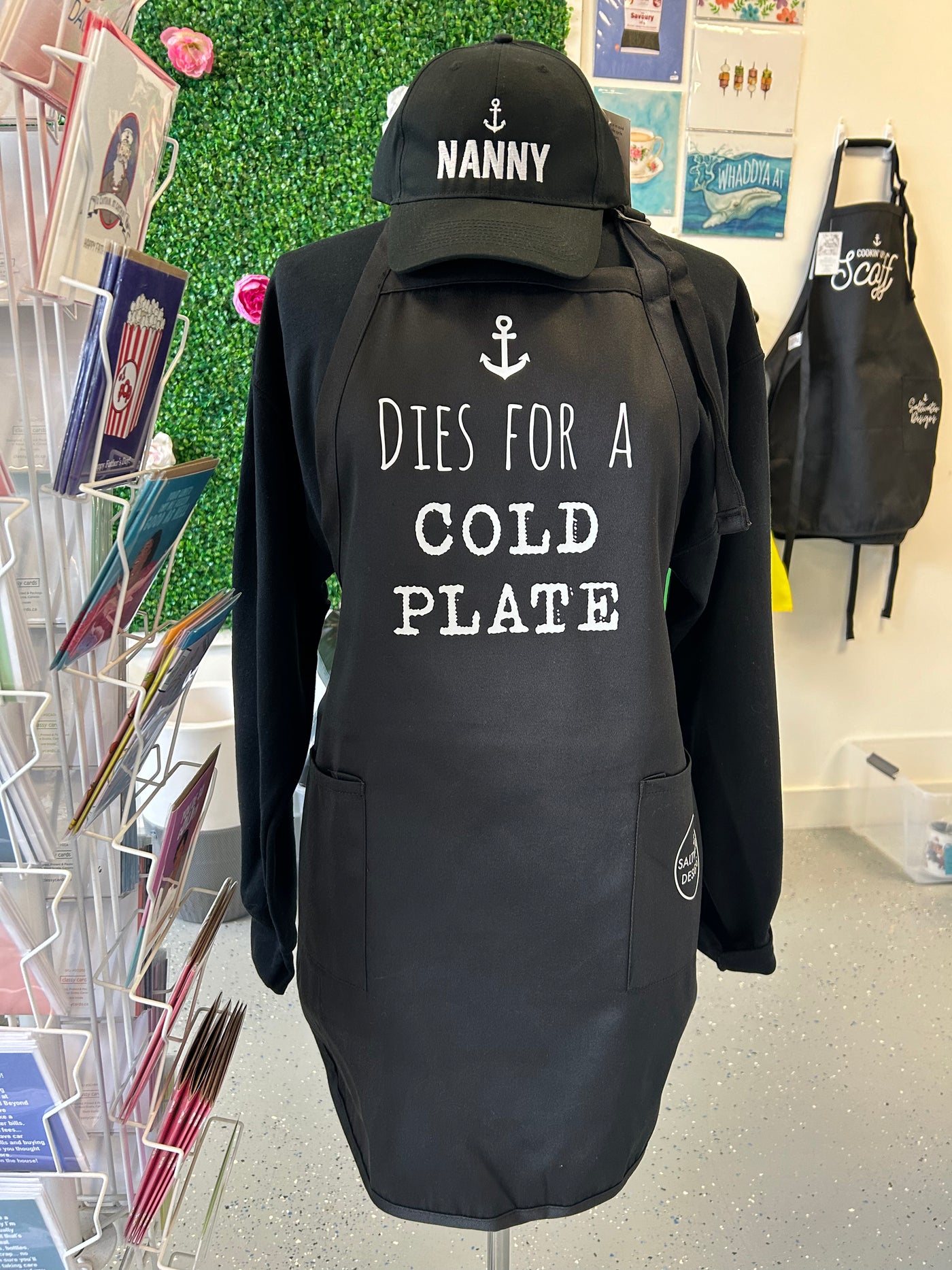 "Dies For A Cold Plate" Apron