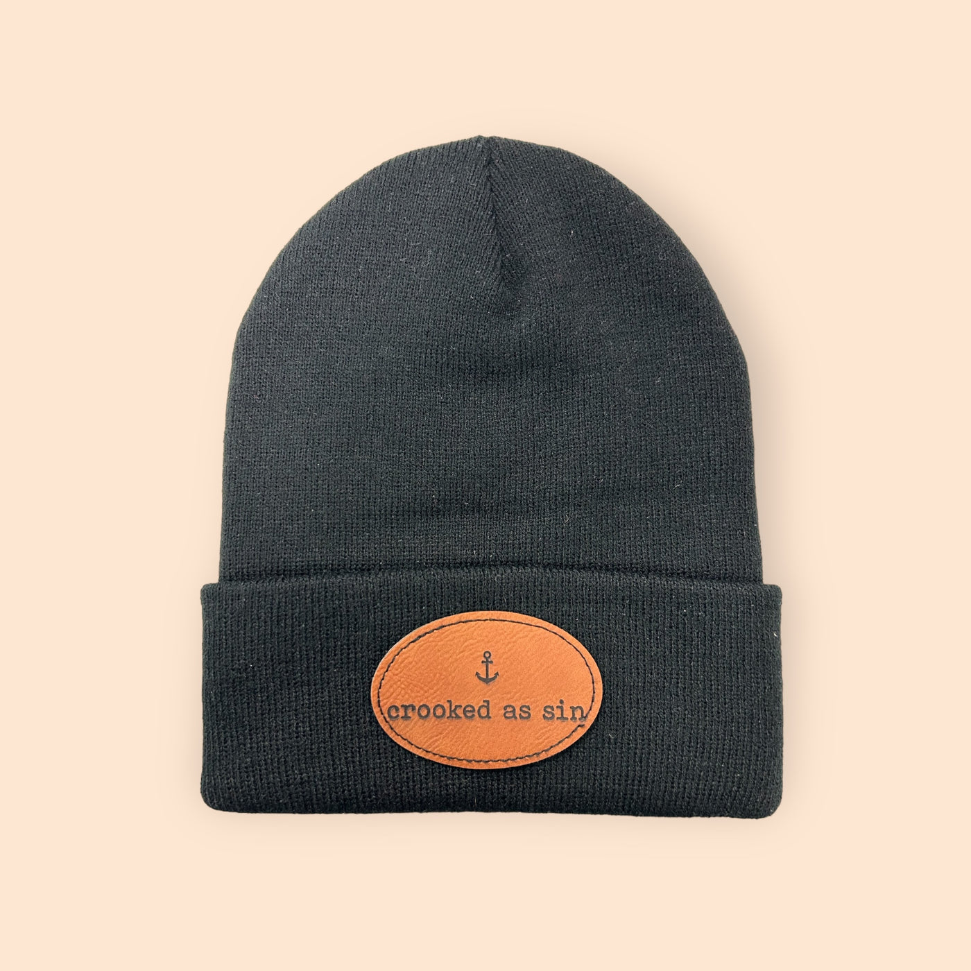 "Crooked As Sin" Beanie