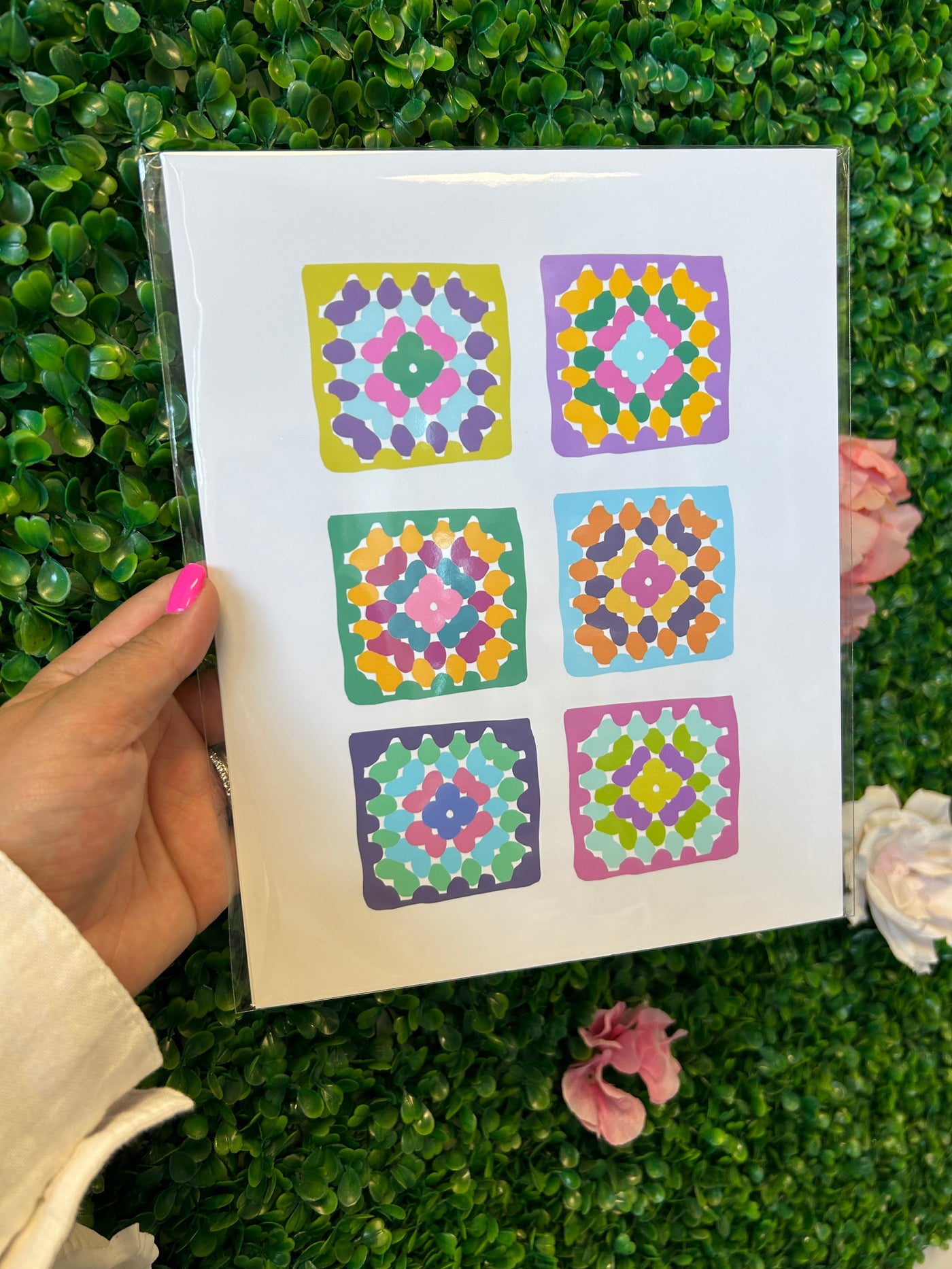 "Granny Square" 8x10 Print