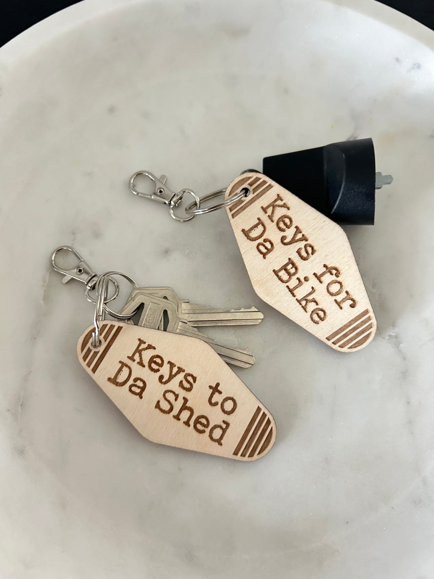 Motel Tag Keychain