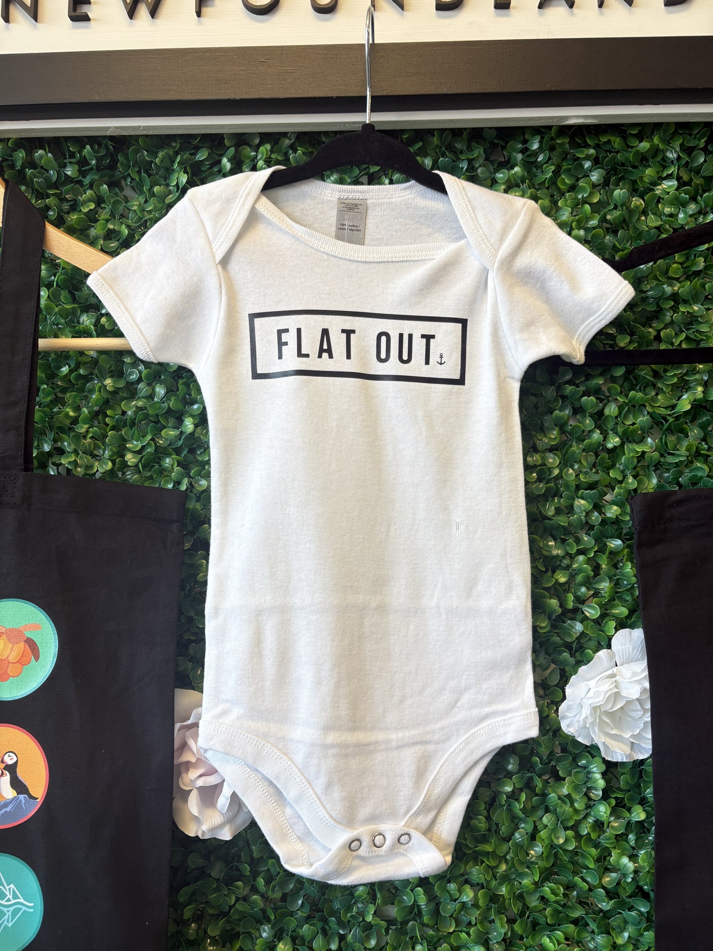 *CLEARANCE* "Flat Out" Onesie - 12/18mos