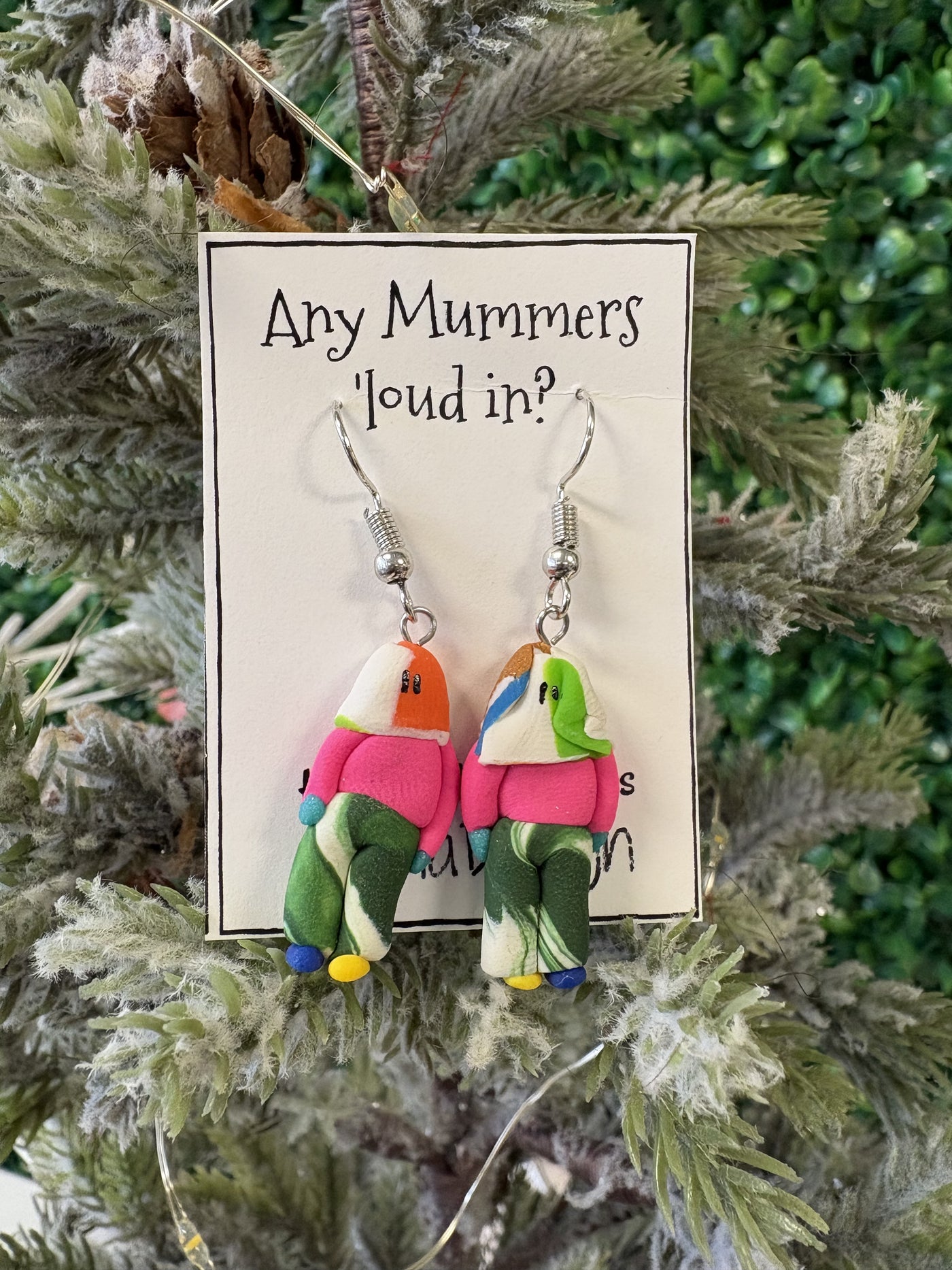 Mummer Earrings