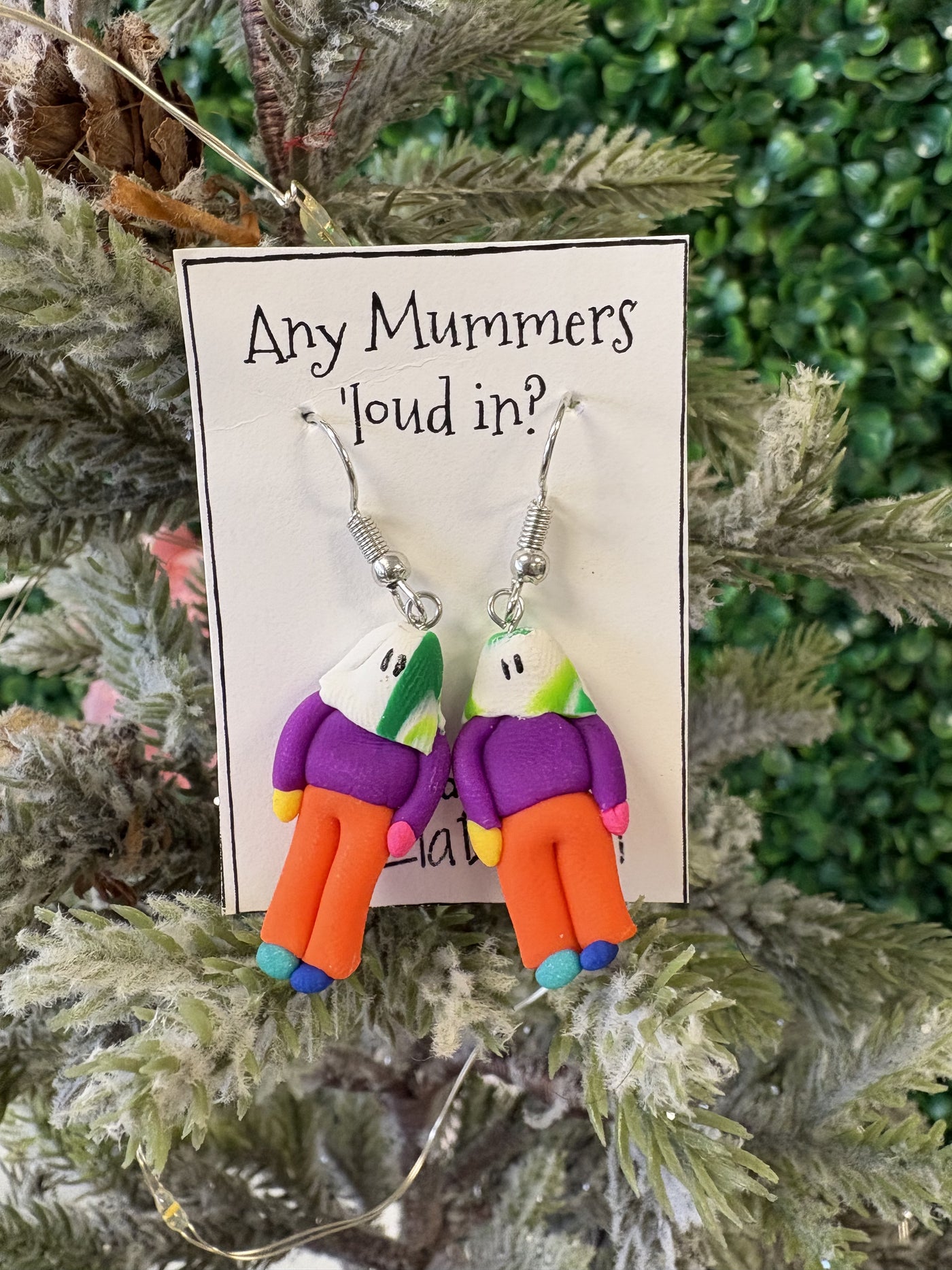 Mummer Earrings