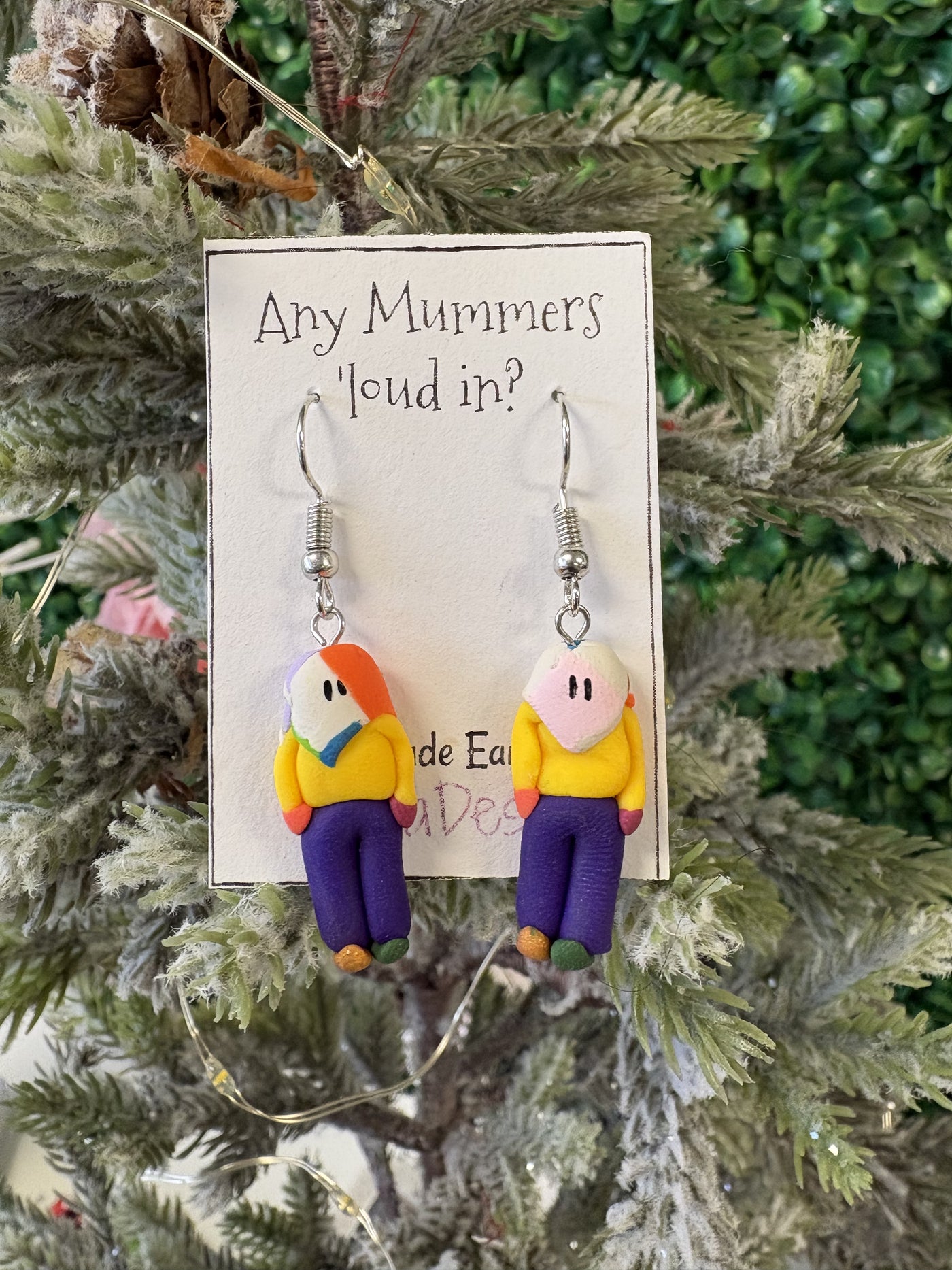 Mummer Earrings