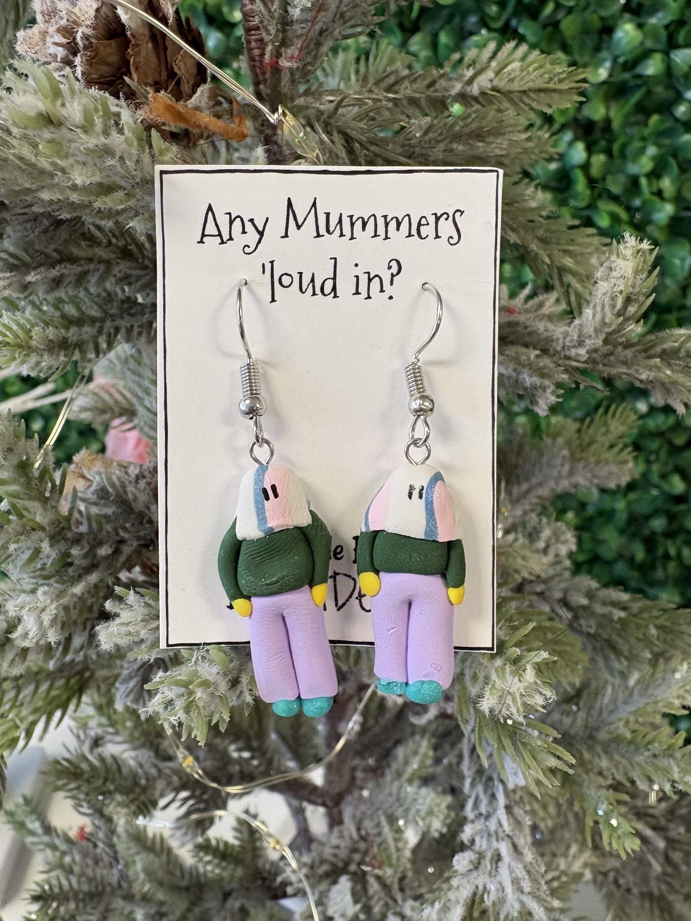 Mummer Earrings