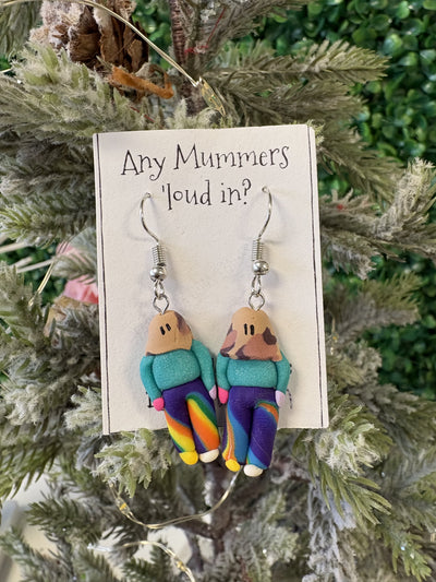 Mummer Earrings