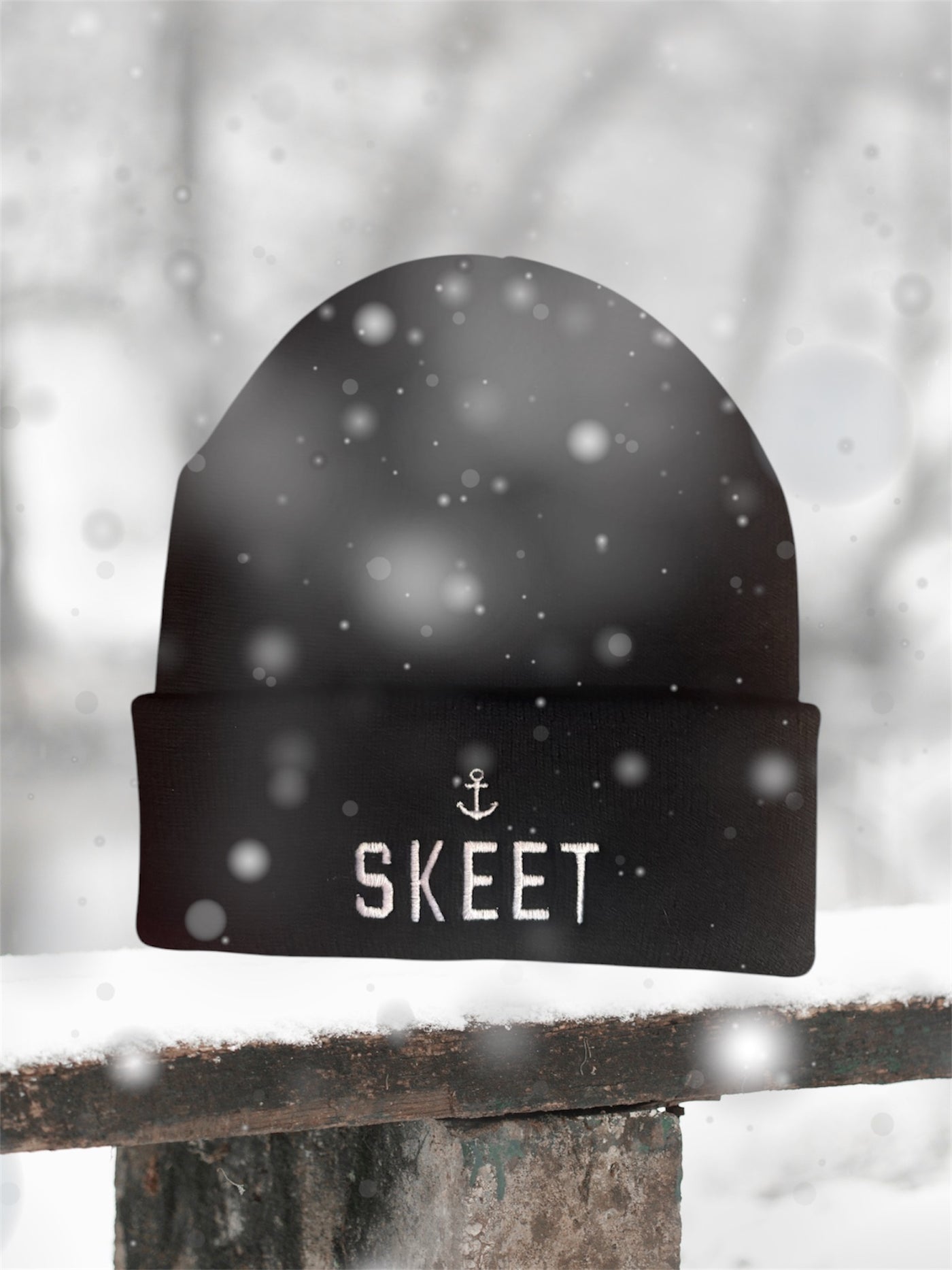 “Skeet" Embroidered Beanie