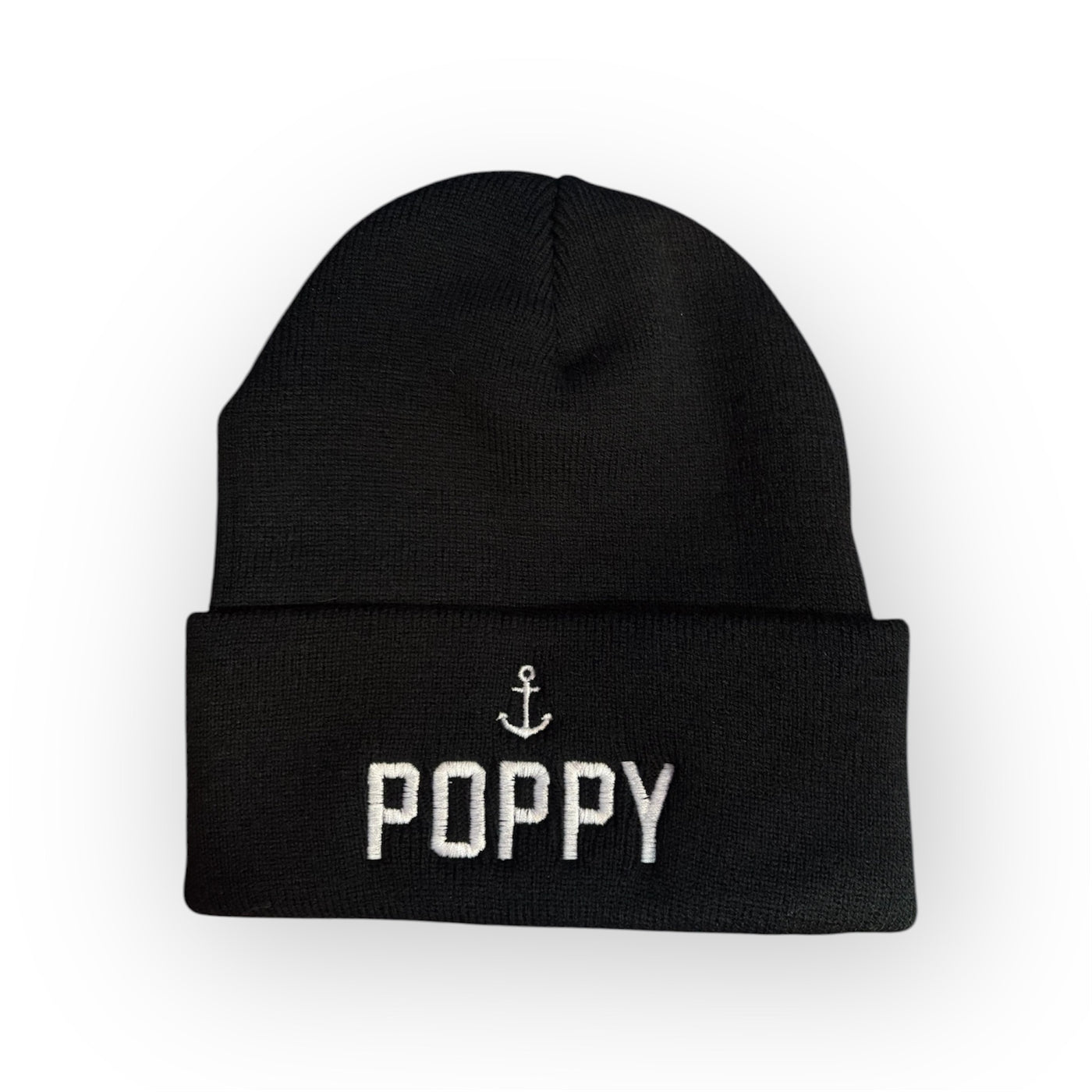 “Poppy" Embroidered Beanie