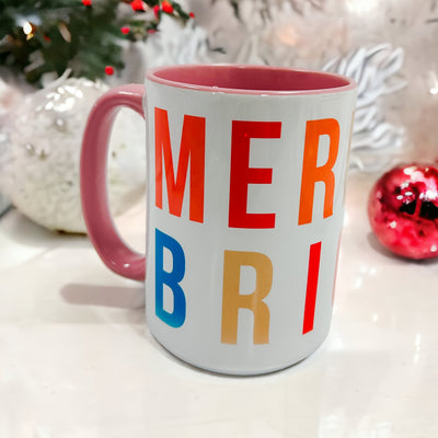 "Merry & Bright" 15oz Mug