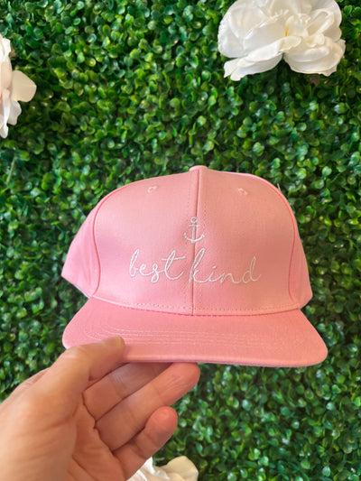 "Best Kind" Embroidered Flat Brim Youth Baseball Hat