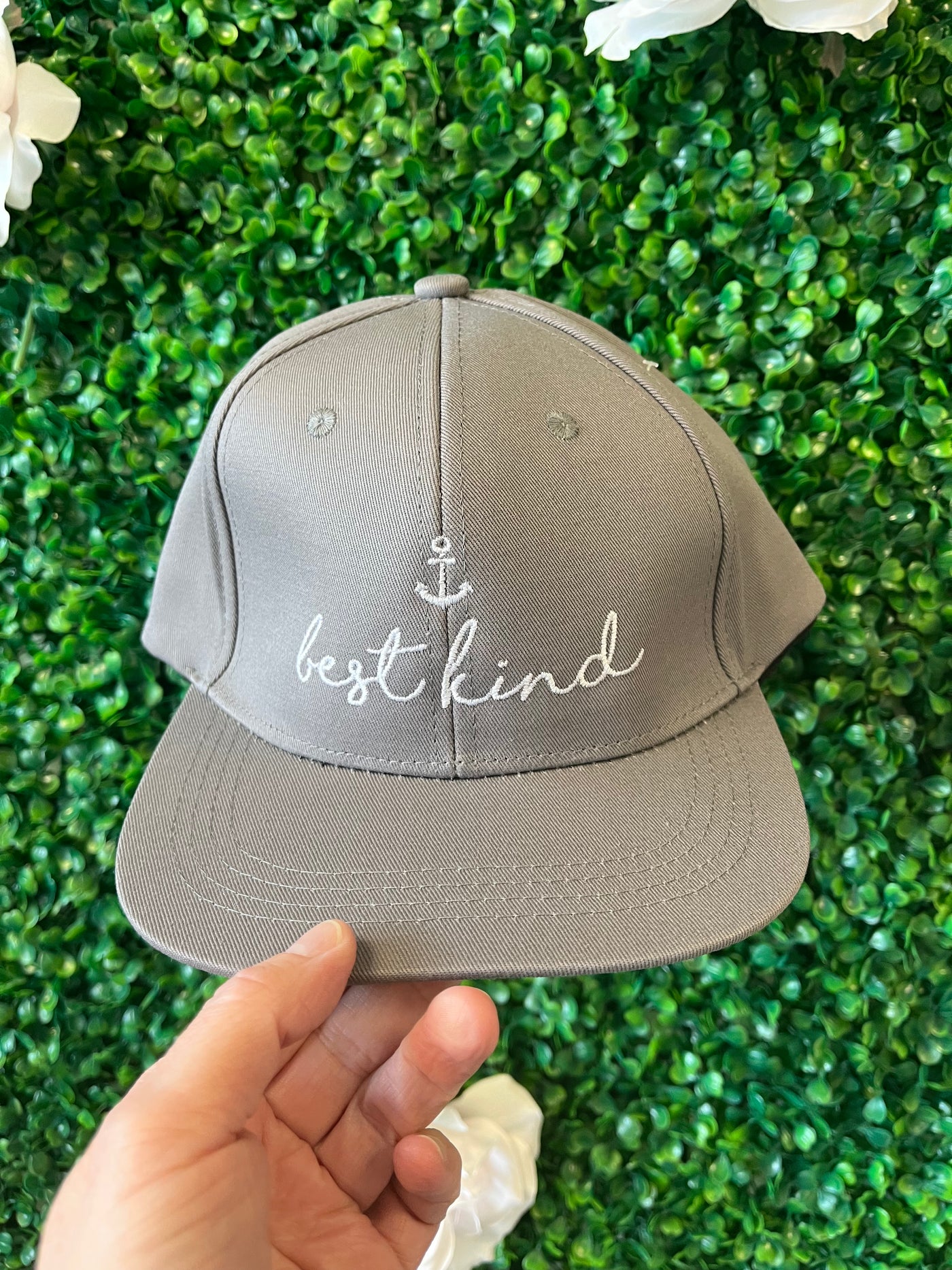 "Best Kind" Embroidered Flat Brim Youth Baseball Hat