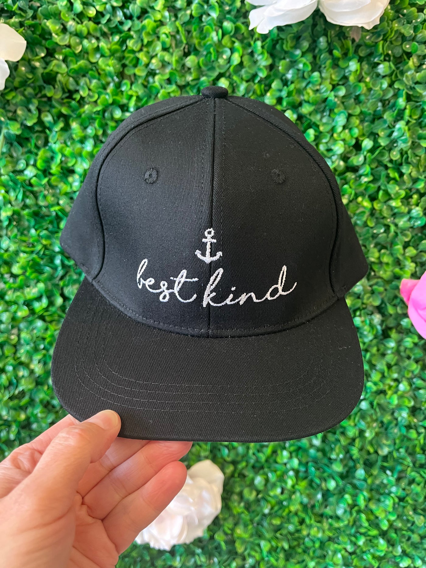 "Best Kind" Embroidered Flat Brim Youth Baseball Hat