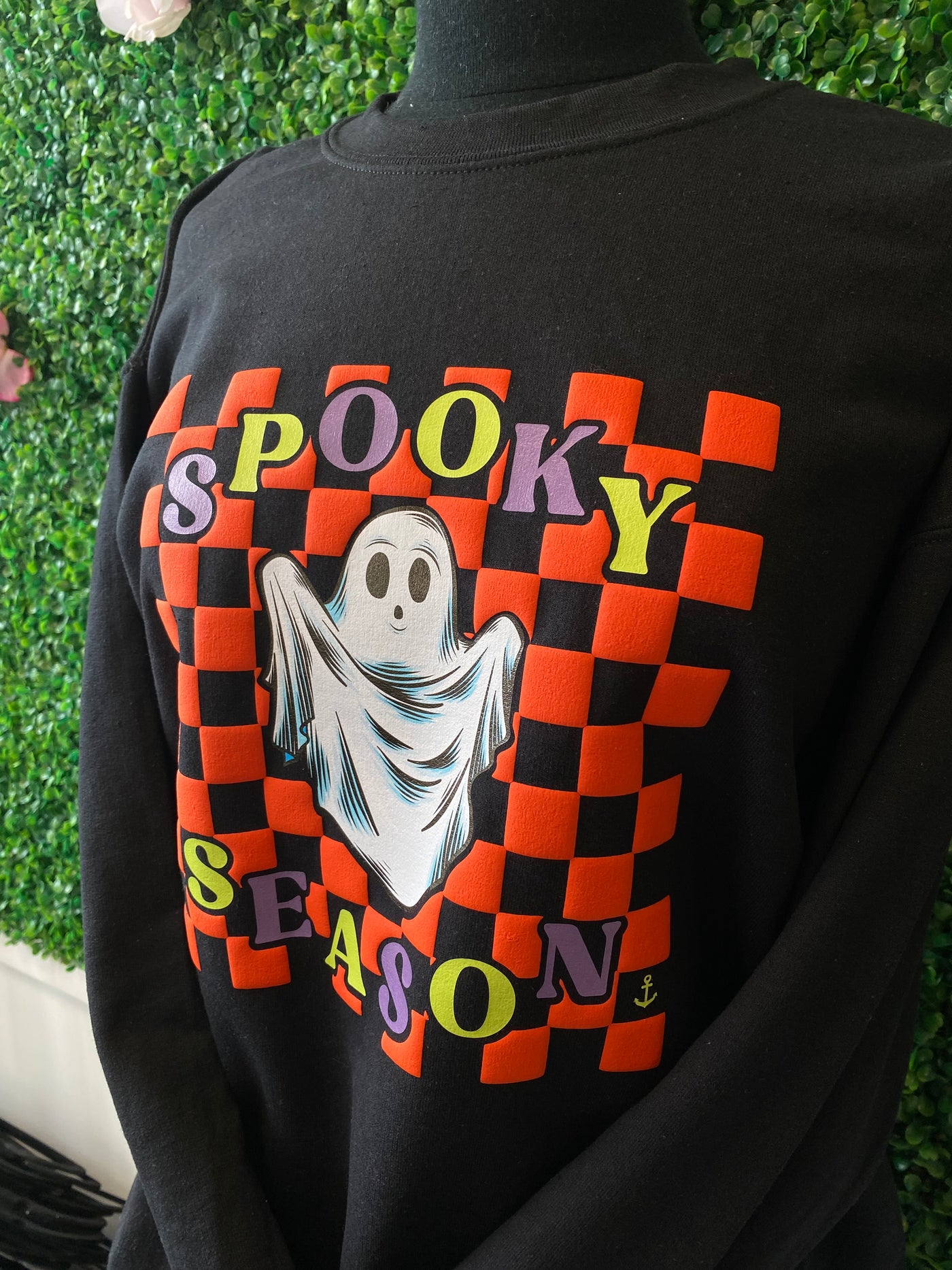 "Spooky Season" (Puff Design) Unisex Crewneck Sweatshirt