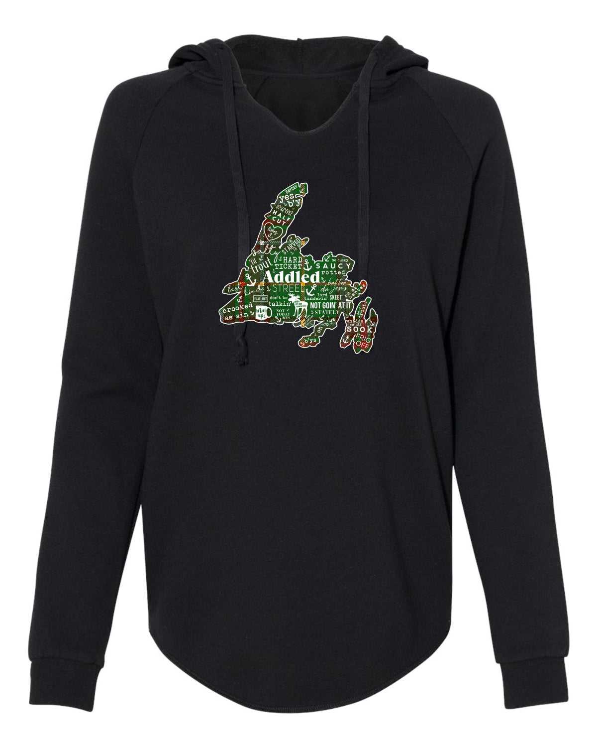 "NL Tartan Map" Ladies' Hoodie