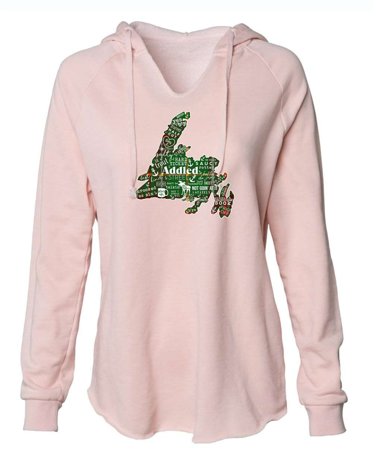 "NL Tartan Map" Ladies' Hoodie