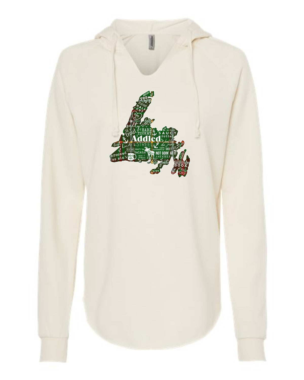 "NL Tartan Map" Ladies' Hoodie