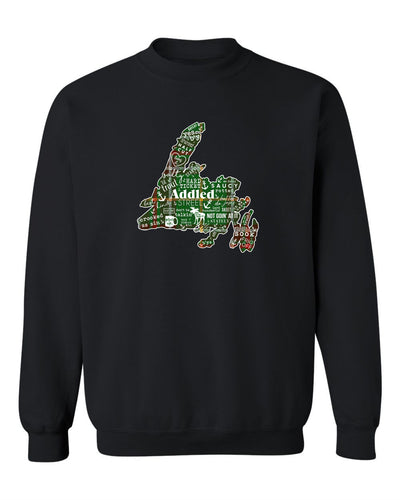 "NL Tartan Map" Unisex Crewneck Sweatshirt