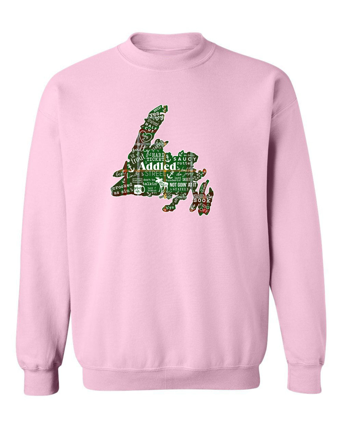 "NL Tartan Map" Unisex Crewneck Sweatshirt