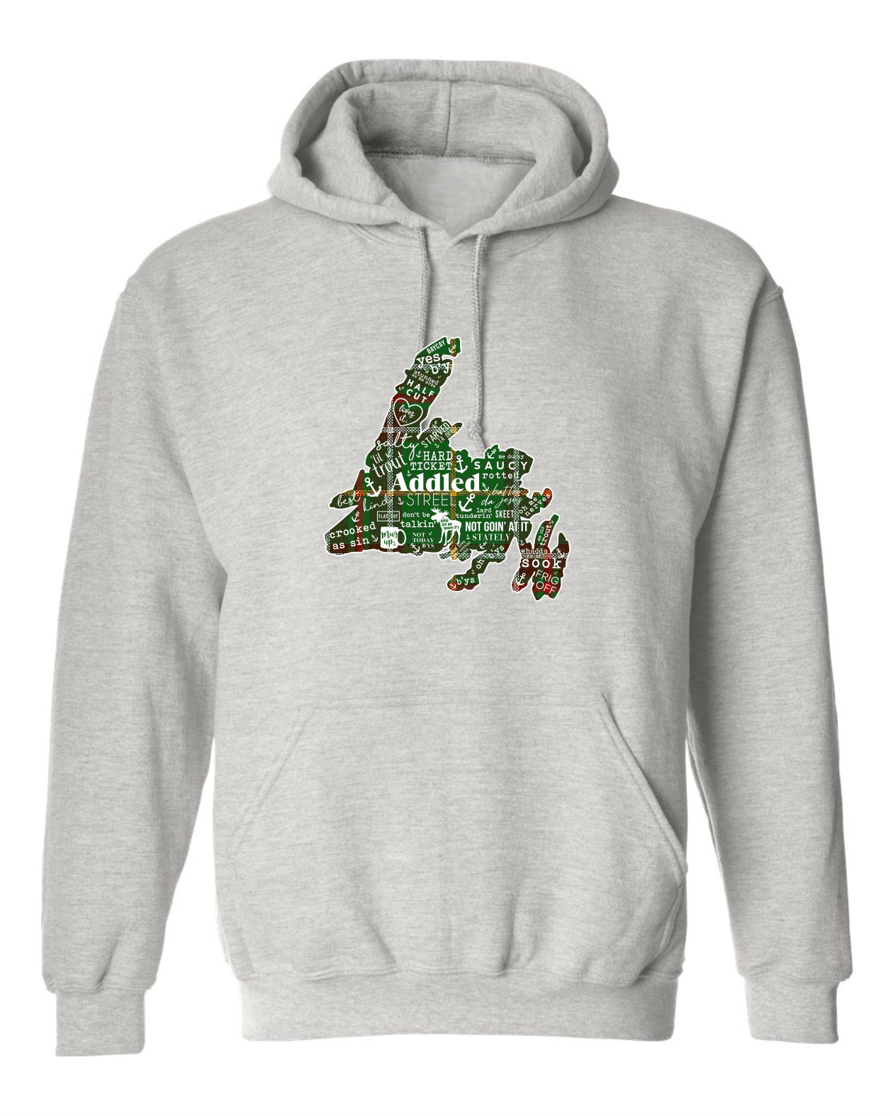 "NL Tartan Map" Unisex Hoodie