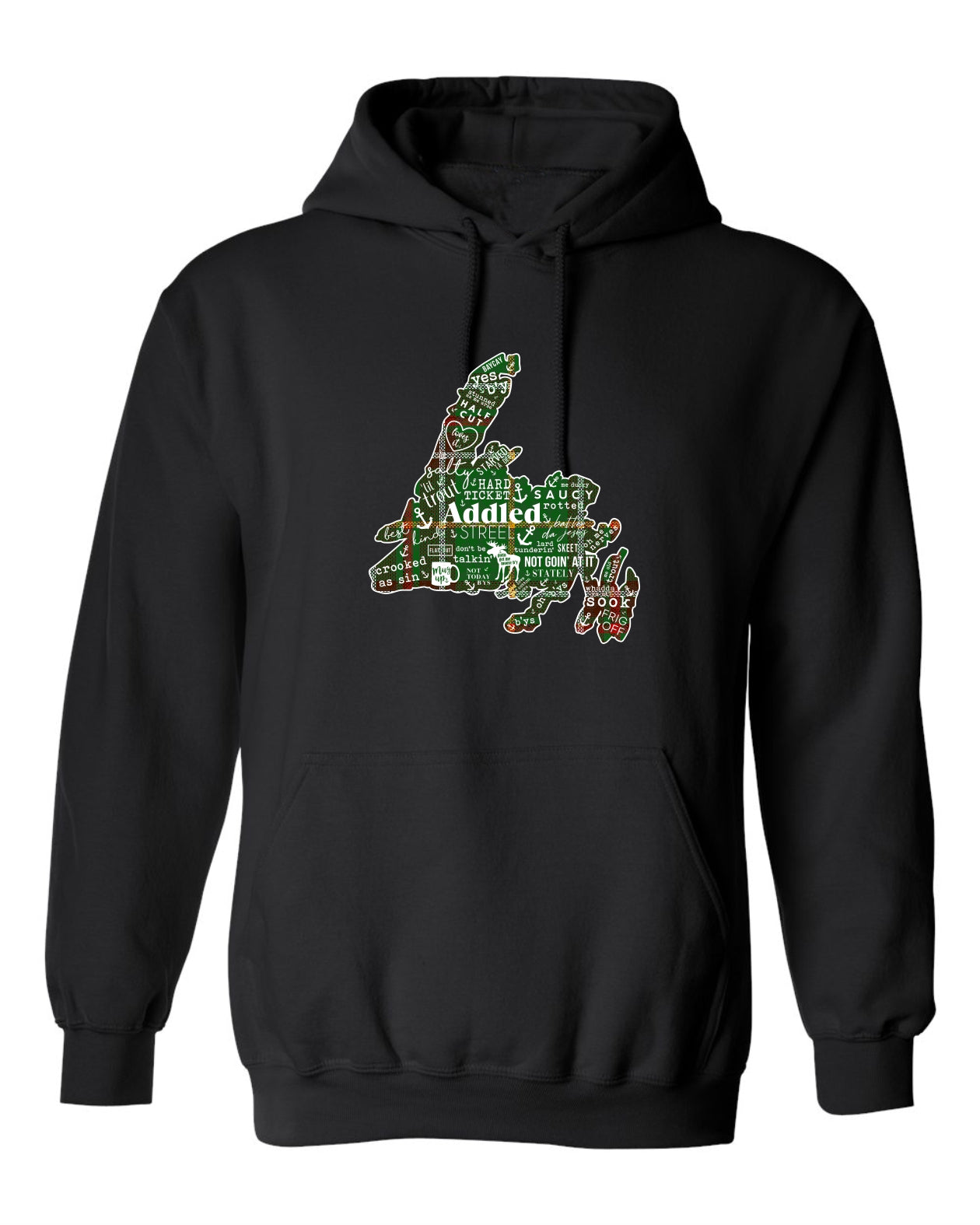 "NL Tartan Map" Unisex Hoodie