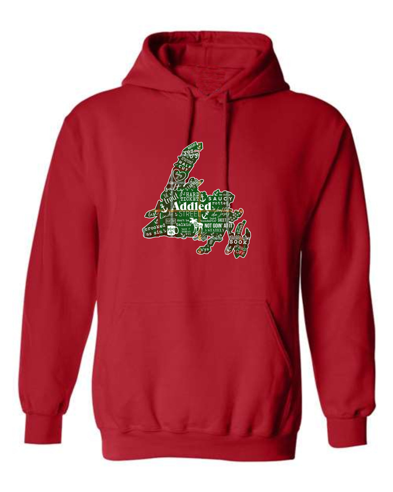 "NL Tartan Map" Unisex Hoodie