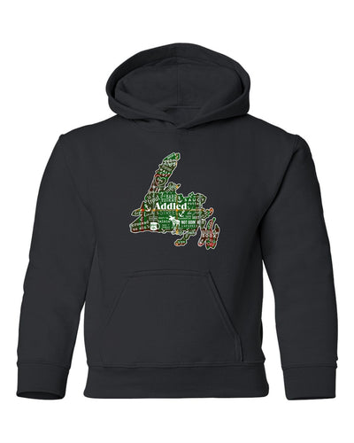 "NL Tartan Map" Youth Hoodie