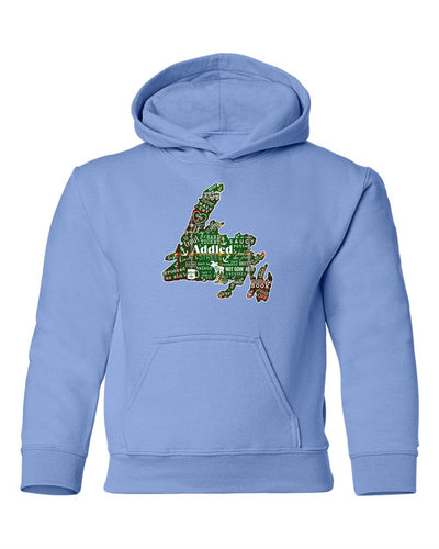 "NL Tartan Map" Youth Hoodie