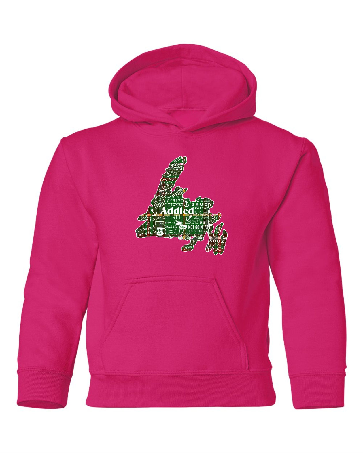 "NL Tartan Map" Youth Hoodie