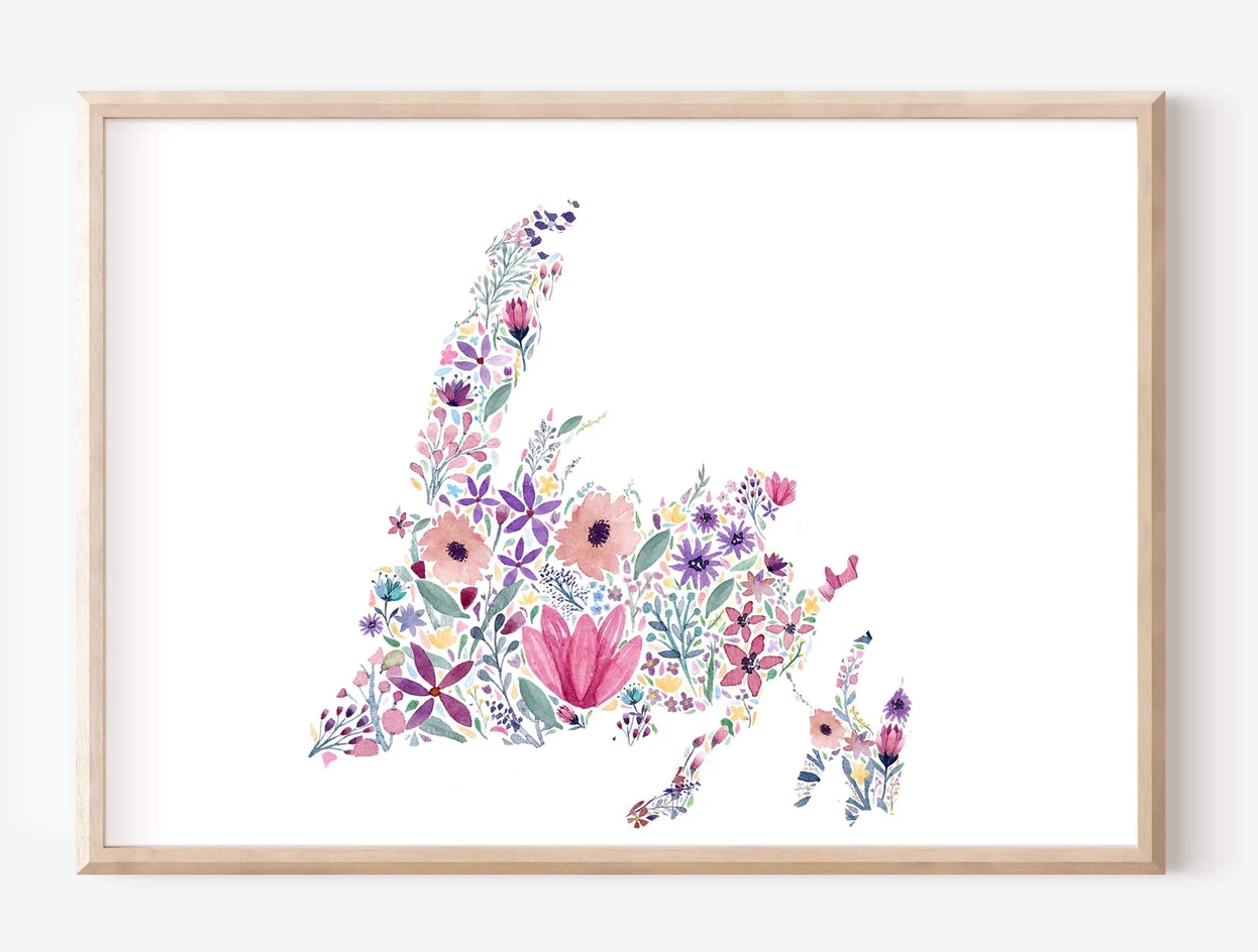 "Floral Newfoundland" 8x10 Print