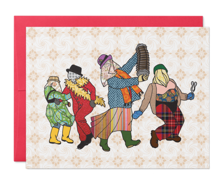 "Mummer's Parade" Greeting Card