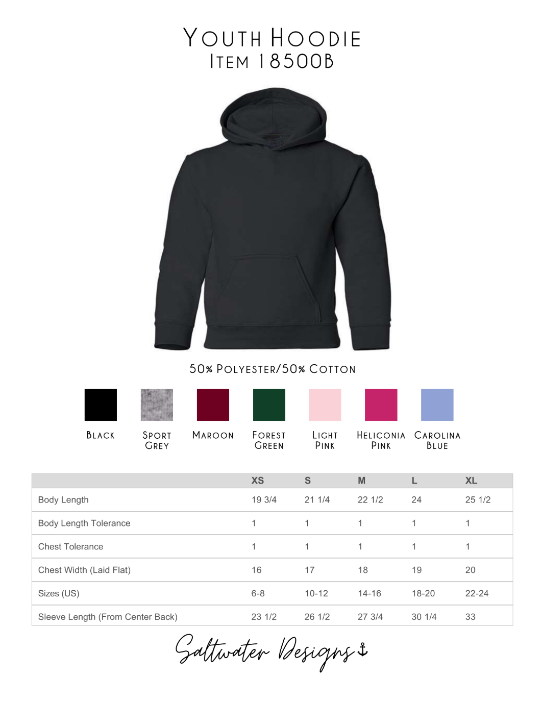 "Rinkside Social Club" *GOALIE EDITION* Youth Hoodie