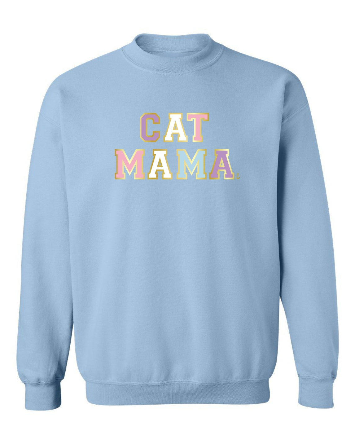 "Cat Mama" Varsity Unisex Crewneck Sweatshirt