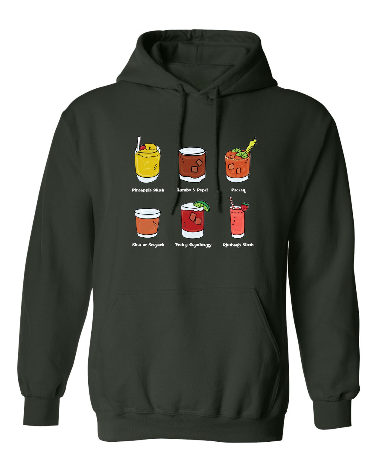 "Classic Drinks" Unisex Hoodie