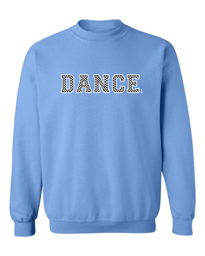 "Dance" Varsity (Checkered) Unisex Crewneck Sweatshirt