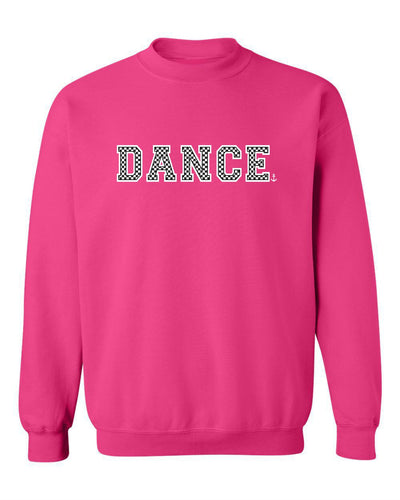 "Dance" Varsity (Checkered) Unisex Crewneck Sweatshirt