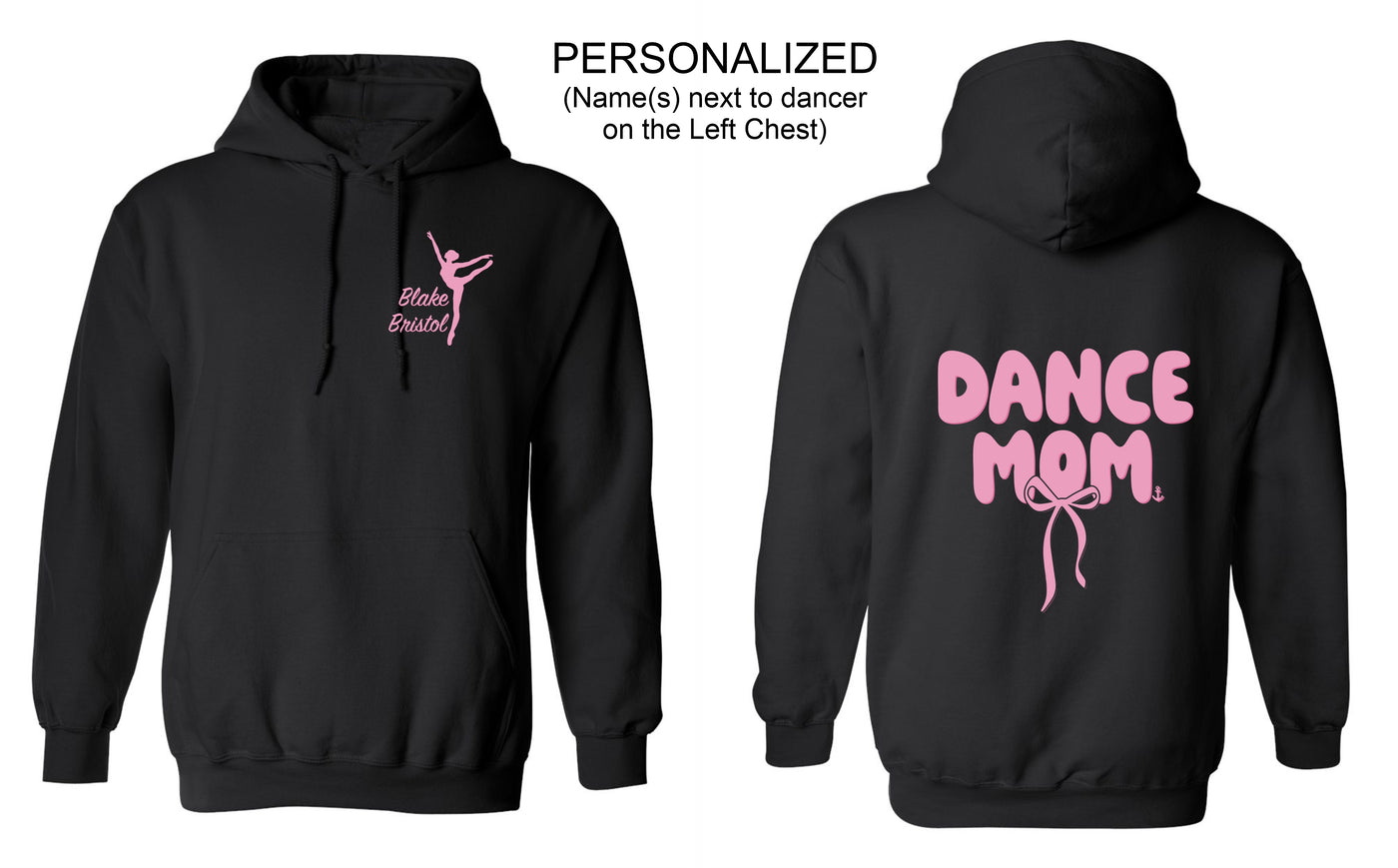 "Dance Mom" Bow Puff Unisex Hoodie