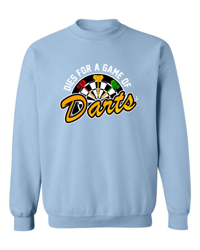 "Dies For A Game Of Darts" Unisex Crewneck Sweatshirt